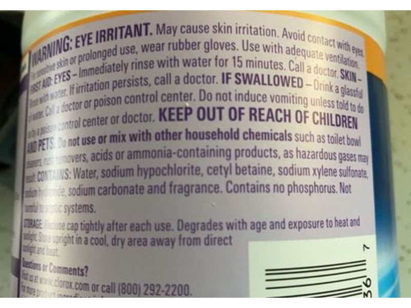 Clorox Scented Splash-Less, Lavender, 40 oz