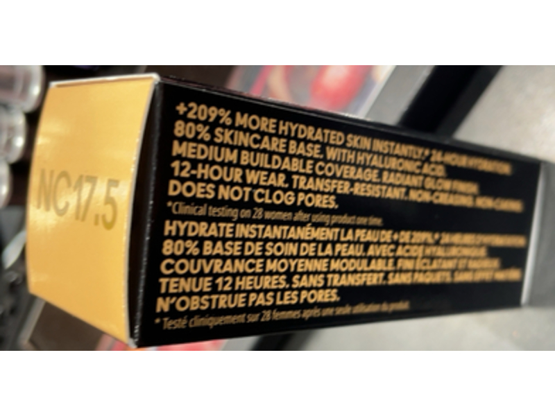 MAC Studio Radiance Serum- Powered Foundation, Nc17.5, 1.0 fl oz/30 mL