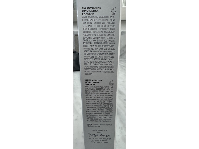 Yves Saint Laurent Loveshine Lip Oil Stick + Make Me Blush Liquid Blush, 44 Nude Lavalliere