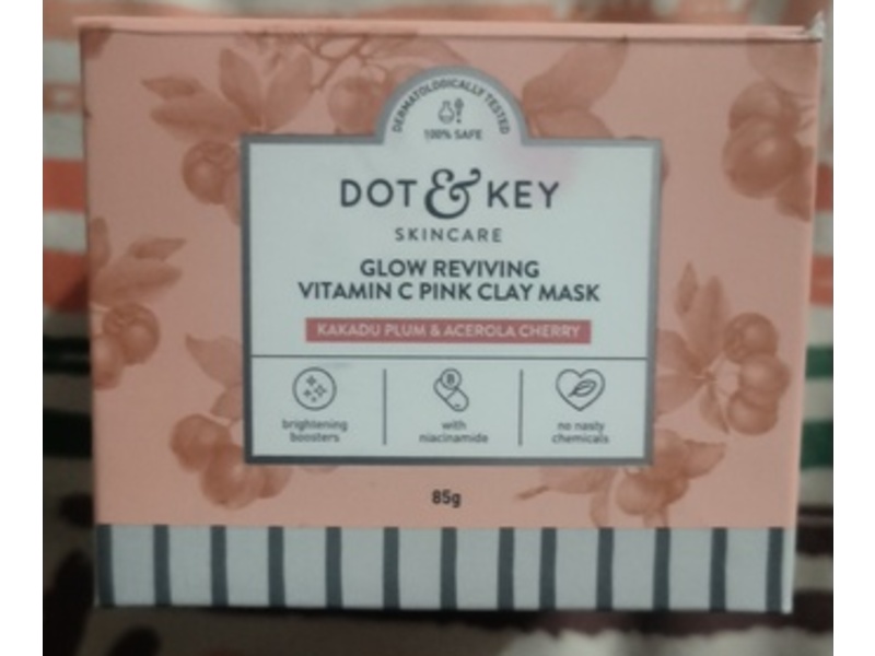 Dot & Key Skincare Glow Reviving Clay Mask, Vitamin C Pink, 85 g