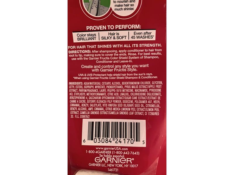Garnier Fructis Color Shield Fortifying Conditioner, 40 fl oz/1.18 L
