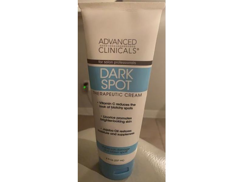 Advanced Clinicals Dark Spot Therapeutic Cream, 8 fl oz/237 mL