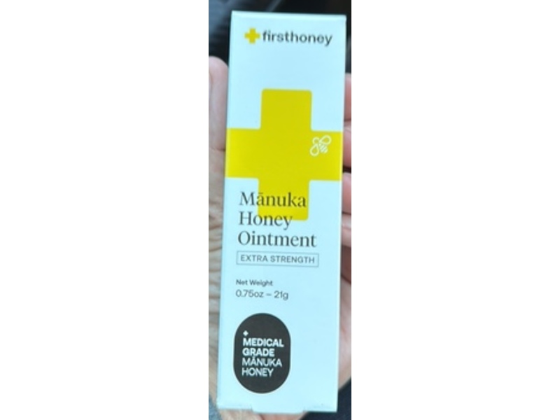 First Honey Ointment, Manuka Honey, 0.75 oz/21 g