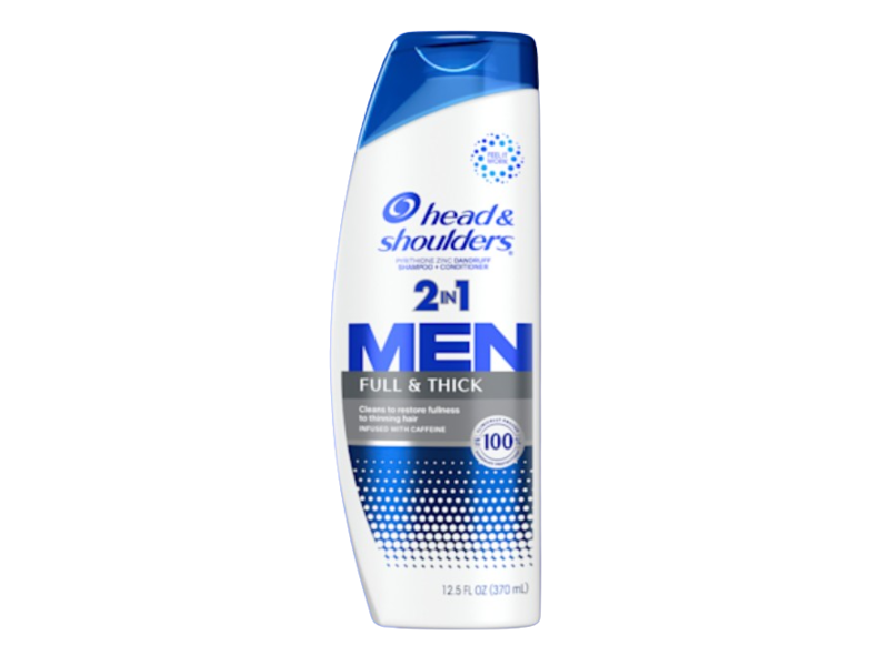 Head & Shoulders 2 In 1 Full & Thick Shampoo + Conditioner, 12.5 fl oz/370 mL