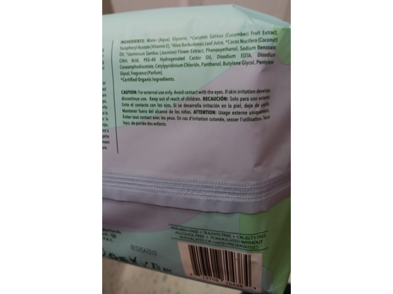 Petal Fresh Pure Full Body Wipes, Fresh Aloe, 60 Count