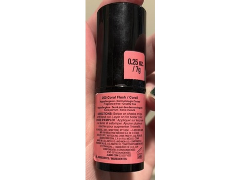 Almay Color & Care Tint Stick, 200 Coral Flush, 0.25 oz/7 g