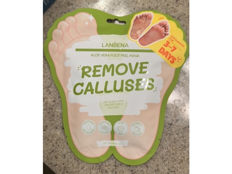 Lanbena Aloevera Foot Peel Mask, 2 Pairs