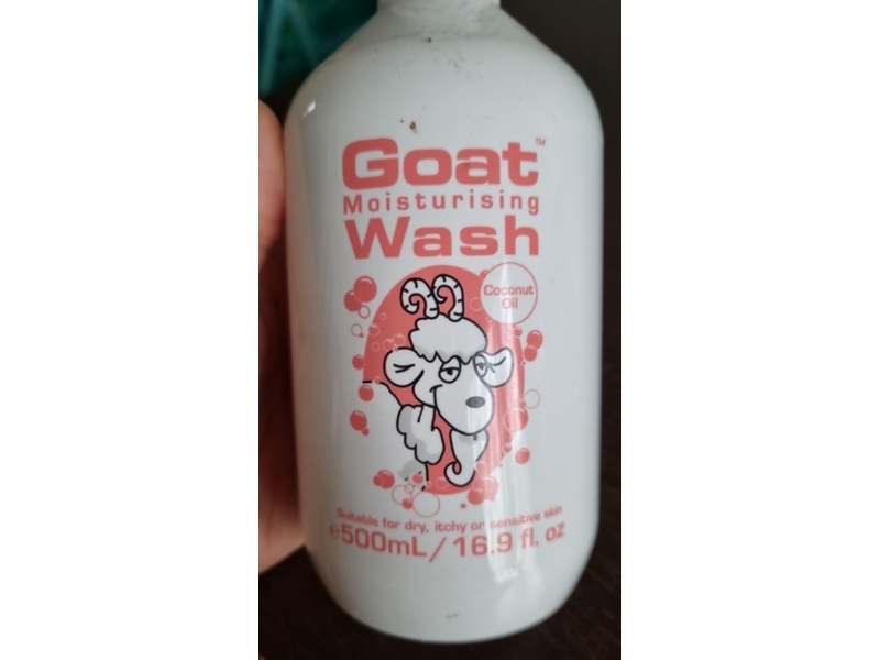 Goat Moisturising Body Wash, Coconut Oil, 16.9 fl oz/500 mL