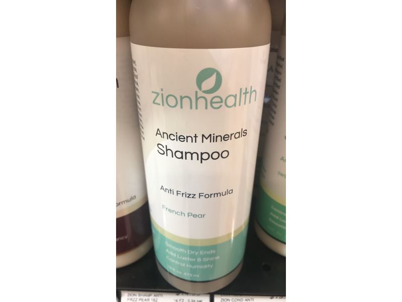 Zion Health Adama Ancient Minerals Shampoo, French Pear, 16 fl oz/473 mL
