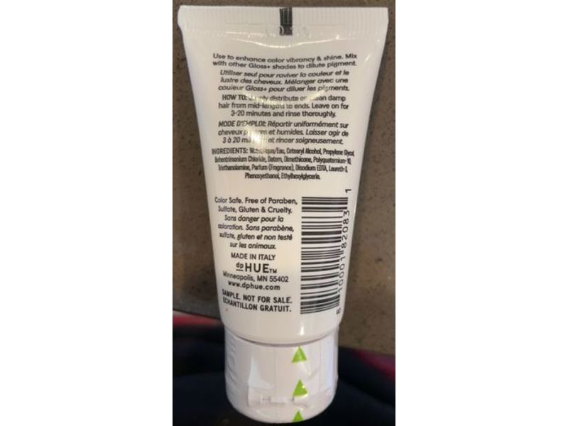 Dp Hue Gloss+ Unpigmented Deep Conditioner, Sheer Transparent, 1 fl oz/30 mL