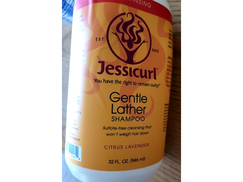 Jessicurl Gentle Lather Shampoo, Citrus Lavender, 32 fl oz/946 mL