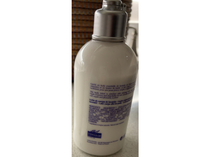 L'Occitane En Provence Body Lotion, Lavende, 8.4 fl oz/250 mL