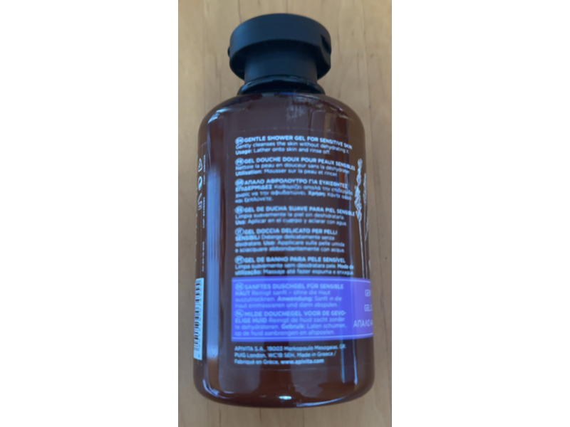 Apivita Gentle Shower Gel, Lavender, 8.45 fl oz/250 mL