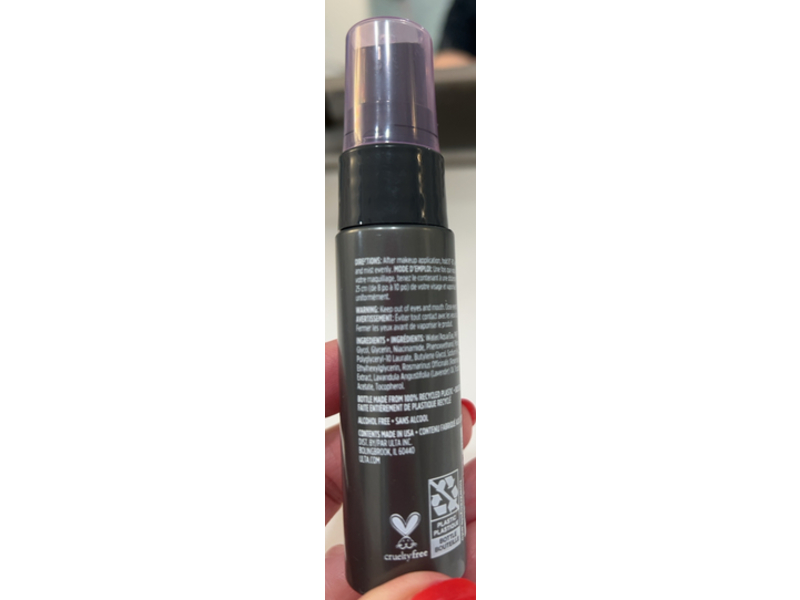 Ulta Beauty Wannabe Fresh Dewy Finish Makeup Setting Spray, 1.01 fl oz/30 mL