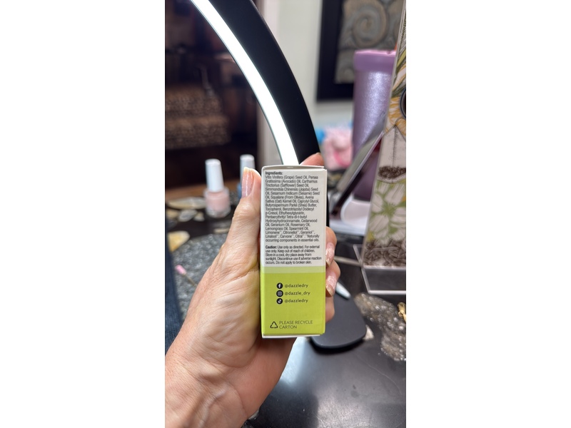 Dazzle Dry Maintain Nail & Cuticle Oil, 0.5 oz/15 mL