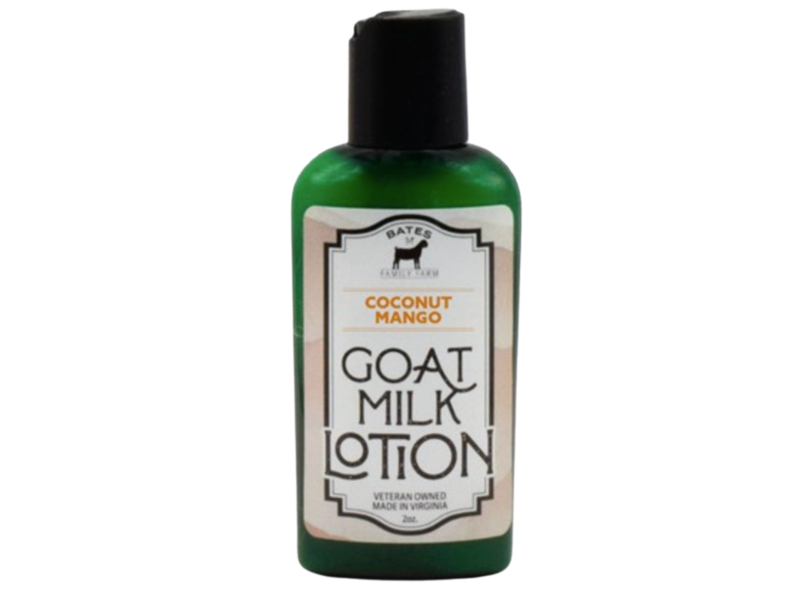 Bates Family Farm Goat Milk Lotion, Coconut Mango, 2 oz
