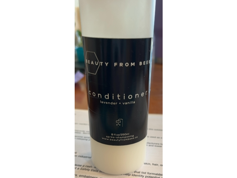 Beauty From Bee Conditioner, Lavender & Vanilla, 8 fl oz/250 mL