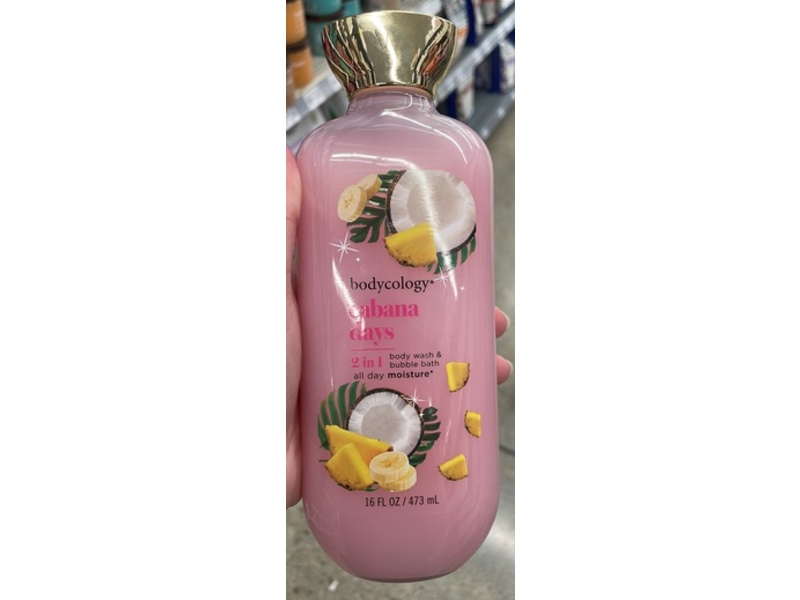 Bodycology 2 In 1 Baby Wash & Bubble Bath, Cabana Days, 16 fl oz/473 mL