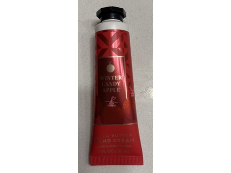 Bath & Body Works Shea Butter Hand Cream, Winter Candy Apple, 1 fl oz/30 mL