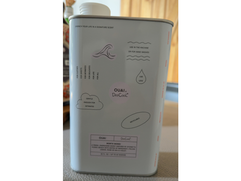 Ouai DedCool North Bondi Laundry Detergent, Energizing Scent, 60 Loads, 32 fl oz