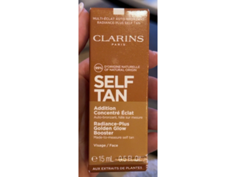 Clarins Self Tan Radiance Plus Golden Glow Booster, 0.5 fl oz/15 mL