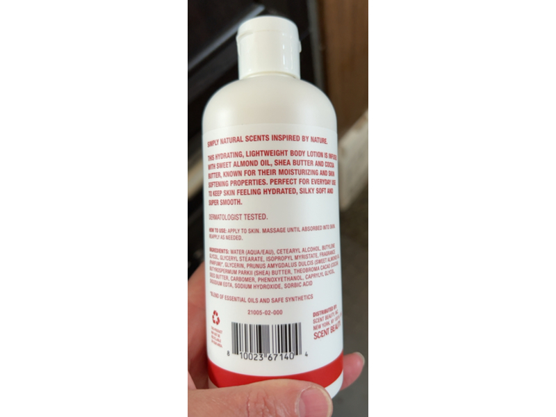 Simple Natural Scent Crisp Apple & Pear Body Lotion, 10 fl oz/296 mL