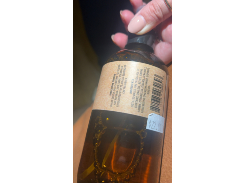 P.F. Candle Co. Room & Linen Spray, Sandalwood Rose, 7.79 fl oz/229 mL