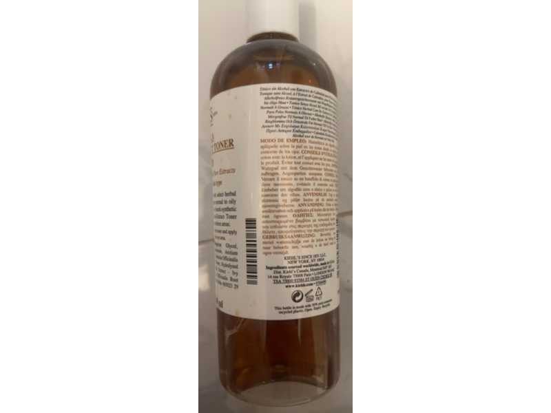 Kiehl's Calendula Herbal Extract Toner, 16.9 fl oz/500 mL