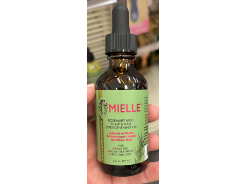 Mielle Scalp & Hair Strengthening Oil, Rosemary Mint, 2 fl oz/59mL