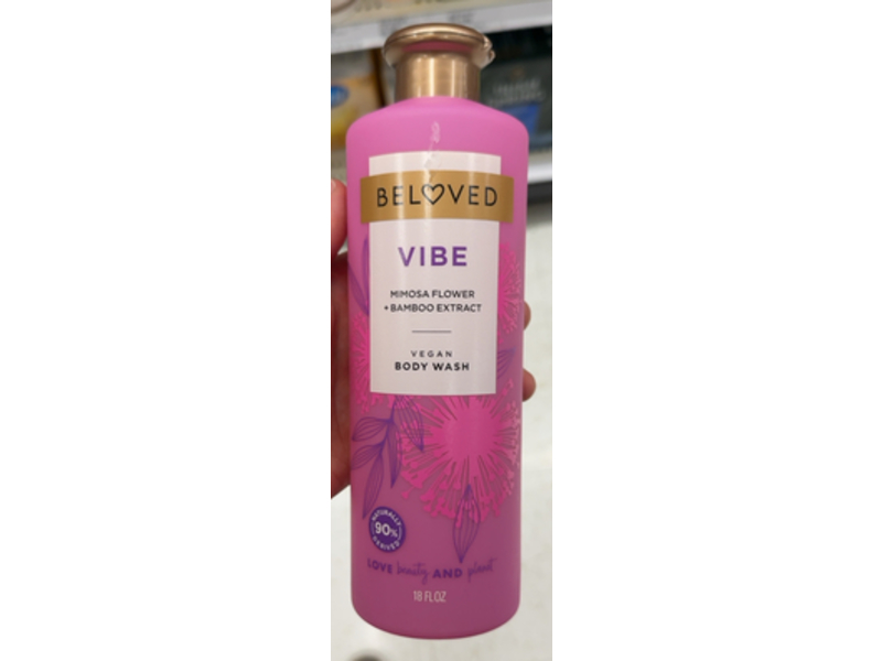 Beloved Vibe Body Wash, Mimosa Flower + Bamboo Extract, 18 fl oz