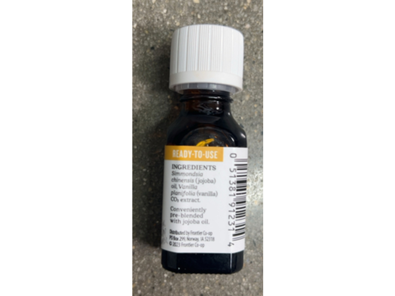 Aura Cacia Uplifting Jojoba Essential Oil, Vanilla, 0.5 fl oz/15 mL