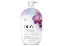 Olay Fresh Radiance Body Wash, Orchid & Black Currant, 35 fl oz/1.03 L - thumbnail 1