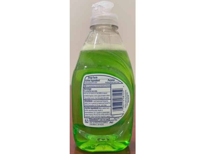 Dawn Antibacterial Dishwashing Liquid, Apple Blossom Scent, 5 fl oz/221 mL
