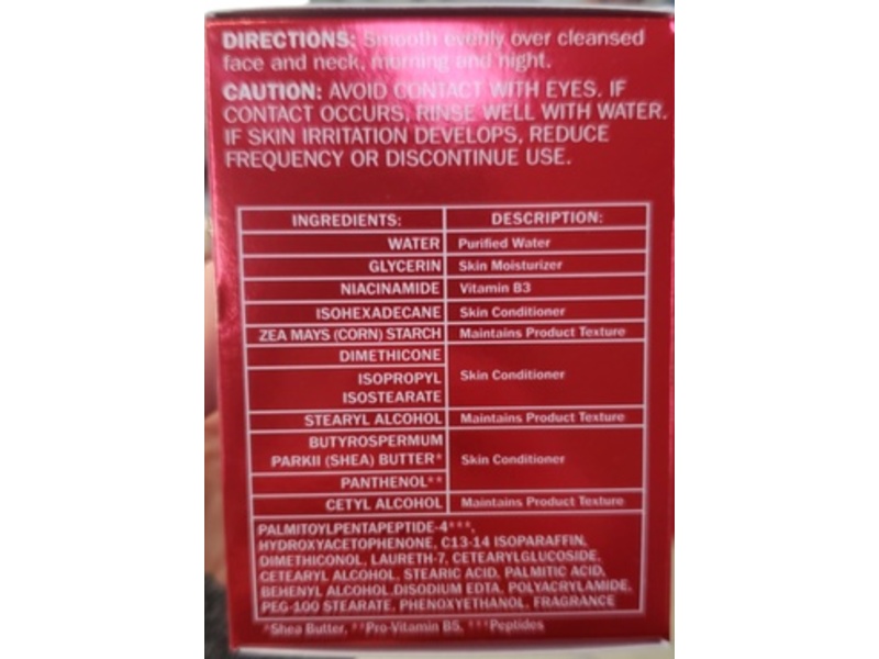 Olay Ultra Rich Hydrating Moisturizer, Shea Butter, Pro-Vitamin B5 & Peptides, 1.7 fl oz/48 g, Pack Of 2