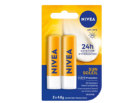 Nivea Caring Lip Balm Sticks, SPF 30, 4.8 g, Pack Of 2 - thumbnail 1