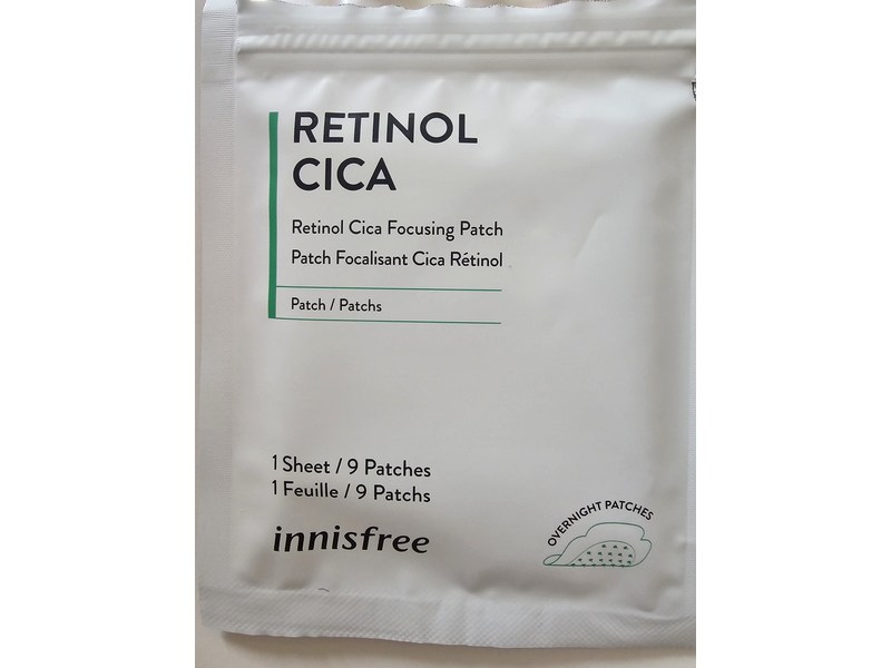 Innisfree Retinol Cica Focusing Patch, 9 Count