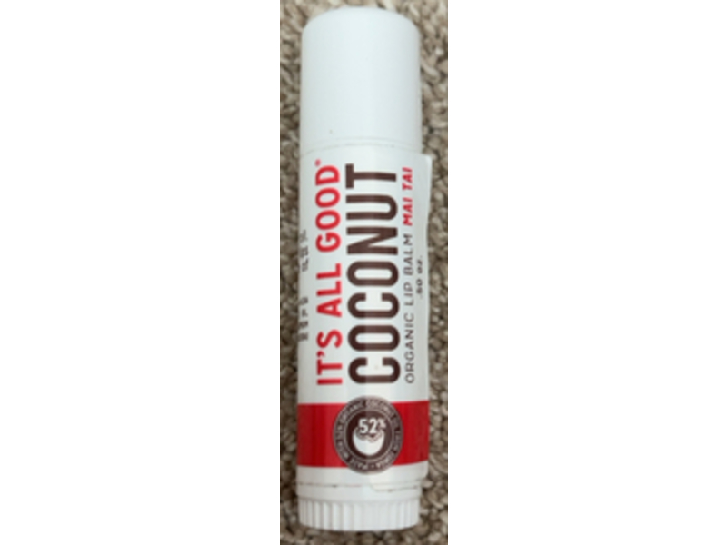 It's All Good Coconut Organic Lip Balm, Mai Tai, 0.50 oz