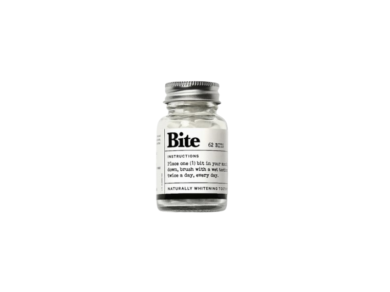 Bite Whitening Toothpaste Tablets, Mint, 62 Bits, Pack of 2