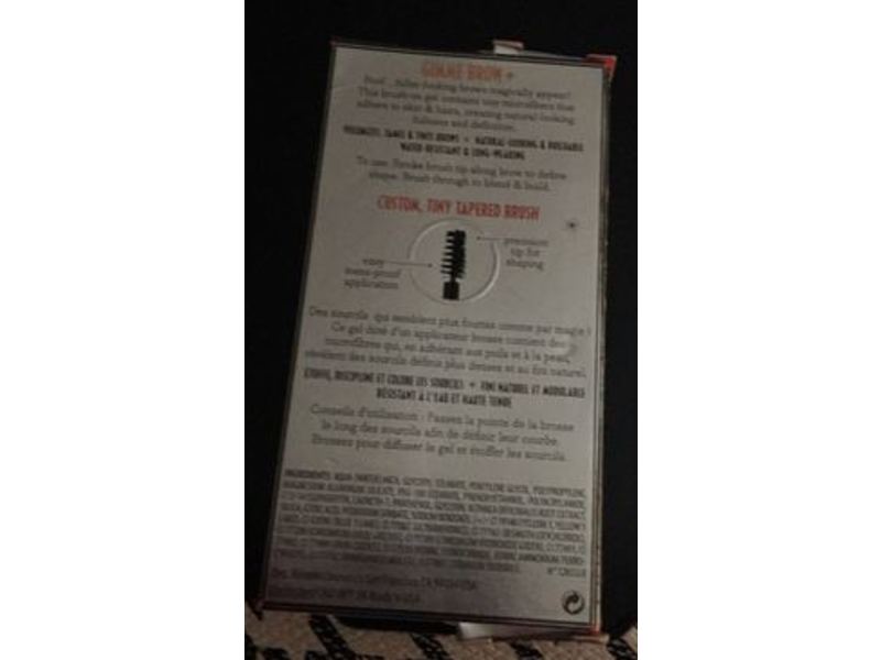 Benefit Gimme Brow+ Brow-Volumizing Fiber Gel, 4.5 Neutral Deep Brown, 0.1 oz/3 g