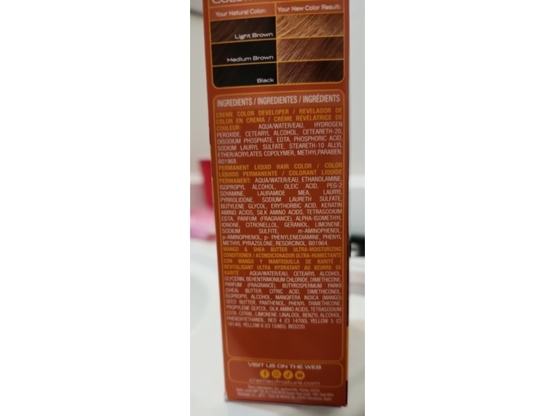 Creme Of Nature Moisture-Rich Hair Color Kit, C41 Honey Blonde, 1 Application