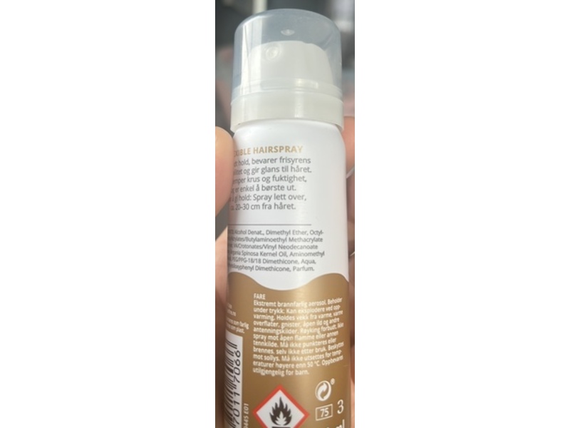 Define Flexible Hairspray, Medium Hold, 50 mL