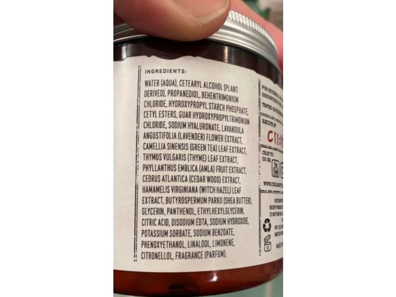 Curlsmith Scalp Recipe Hydro Creme Soothing Mask, 8 oz / 227 g