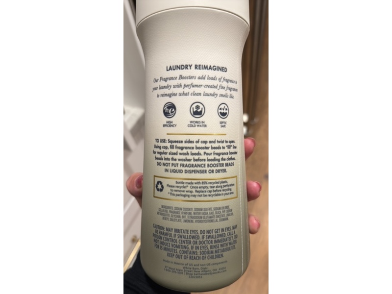 Bath & Body Works White Barn Fabric Care Fragrance Booster, Moonlight Goddess, 18 oz/510 g