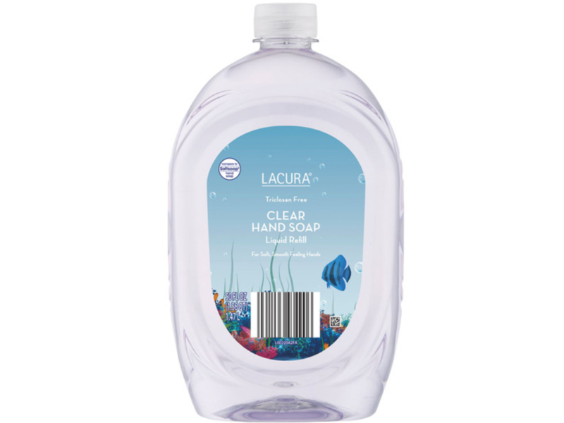 Lacura Clear Hand Soap Liquid Refill , 50 fl oz/1.47 L