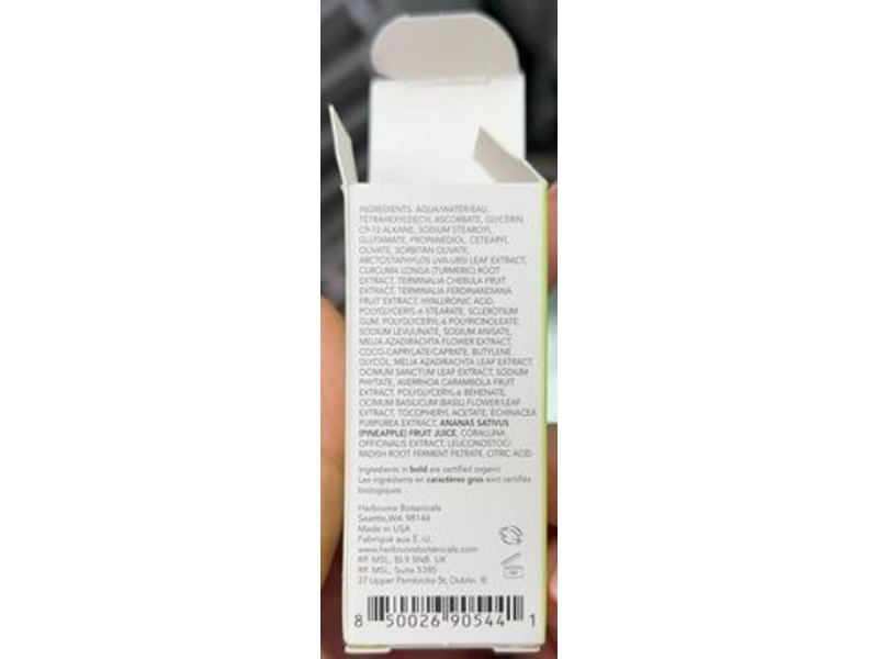 Herbivore Nova Brightening Serum, 15% Vitamin C + Turmeric, 0.17 fl oz/5 mL