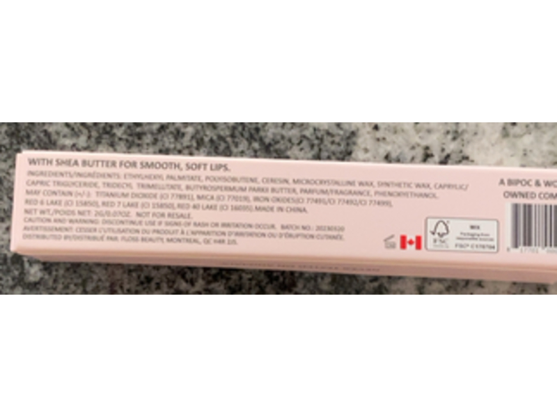 Floss Lip Advocate Sheer Lip Tint, Your Honor, 0.1 fl oz