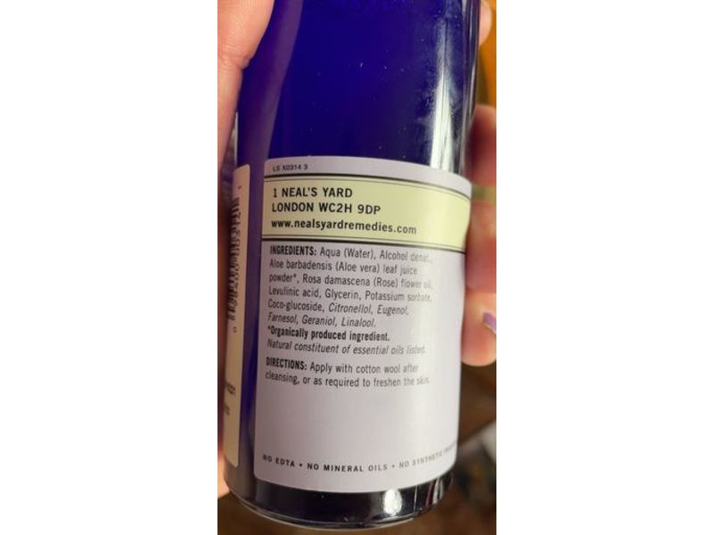 Neal's Yard Remedies Rehyrating Rose Toner, 6.76 fl oz/200 mL