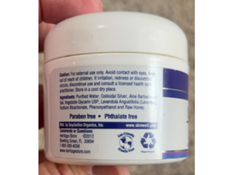 Heritage Store Colloidal Silver Skin Salve, 2 oz/60 g