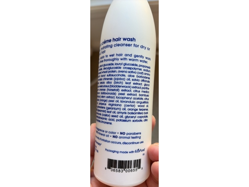 Lather Hair Wash, Bamboo Creme, 8 fl oz/236 mL