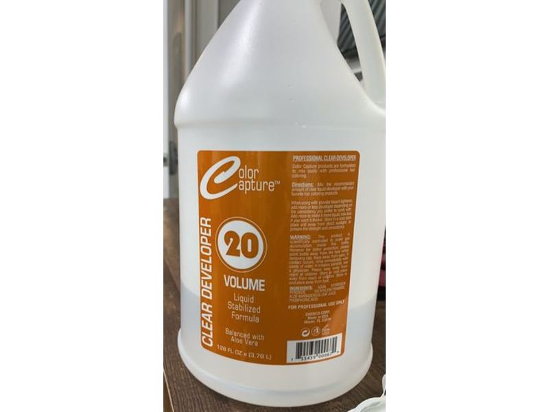 Color Capture Clear Developer, 20 Volume, 128 fl oz/3.78 L